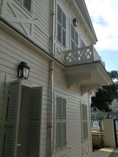 Check Outdoor wall lamp London 497 White 9003 Norlys