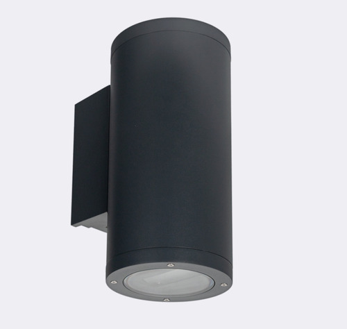 Check Lysfjord 60° down outdoor wall lamp, 6408B Black Norlys
