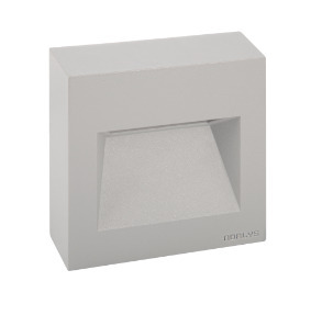 Namsos Mini 1341 Aluminum 9006 Norlys outdoor wall lamp.