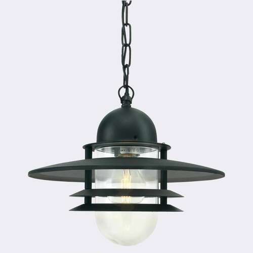 Check Outdoor Pendant Light NORLYS Oslo 240 Copper E27 LED IP55 86 cm 240CO