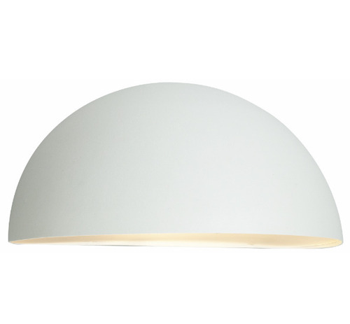 Check PARIS Small E27 outdoor wall lamp white 9003 Norlys