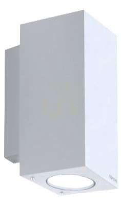 Check NORLYS Sandvik 1731 up-down outdoor wall light 2x LED GU10 7.8 W 2700 K white RAL 9003
