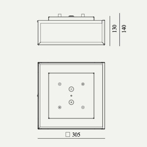 LOFOTEN Outdoor Plafond E27 1945 Black 9005 Norlys. small 1