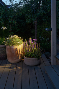 Norlys MOSS 6164BL outdoor wall lamp - LED 8W 4000K, black. small 1