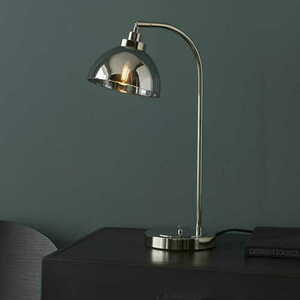 Endon Caspa Nickel Glass Table Lamp E14 100043 small 3