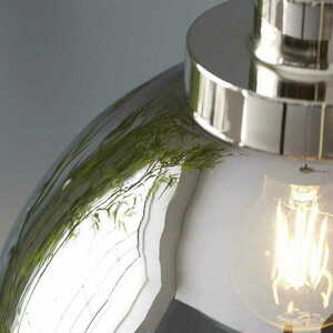 Endon Caspa Nickel Glass Pendant Light 27cm E27 100046 small 5