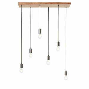 Pendant Light Endon Stellan Wood 6-Light E27 101684 small 0