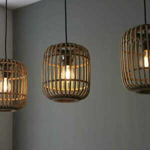 Endon Mathias Black Wood 3-Light Pendant Lamp 101775 small 5