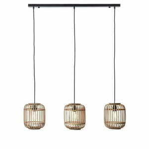 Endon Mathias Black Wood 3-Light Pendant Lamp 101775 small 0