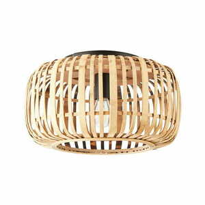 Endon Mathias Black Steel Wood Ceiling Light 40.5cm E27 101776 small 6