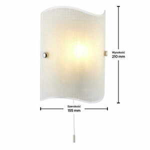 Wave wall lamp 2017-WB Endon small 2