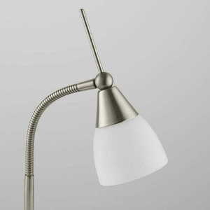 Endon Range Standing Lamp Nickel White Steel G9 Modern 652-TLSC small 1