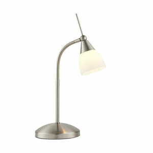 Endon Range Standing Lamp Nickel White Steel G9 Modern 652-TLSC small 0