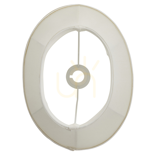 Check Endon Celia Oval Lampshade Cream 36.5 cm CELIA-14