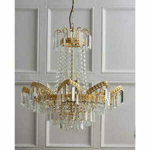 Endon Adagio 9-Light Glass Gold Pendant Lamp 96819-GO small 2