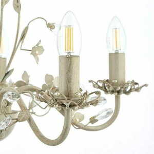 Endon Lullaby 5-Light Pendant 5xE14 Cream and Gold Ø50.5 cm small 3