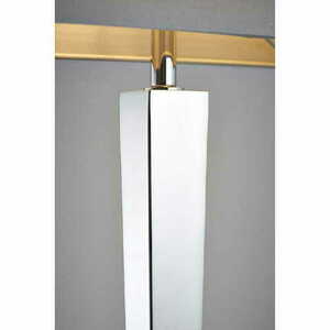 Endon Moreto Grey Chrome Modern Floor Lamp small 2