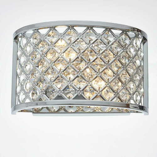 Check Hudson HUDSON-2WBCH wall lamp by Endon
