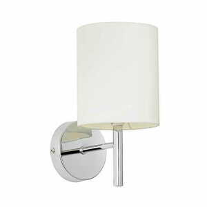 Endon Brio White Chrome Classic Wall Light BRIO-1WBCH small 0