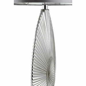 Endon Simeto Grey Fabric Classic Standing Lamp 58cm small 4
