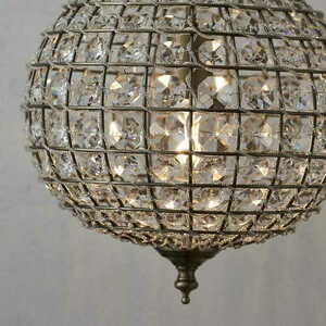 Endon Tanaro Brass Glass Pendant Light 30cm E27 small 2