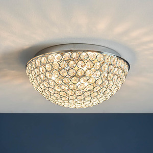 Endon Chryla 3 Light Chrome Crystal Ceiling Light 30.5cm IP44 60103 small 3