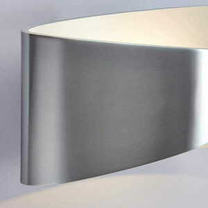 Endon Jenkins LED Wall Light Silver White 3000K Dimmable 61031 small 2