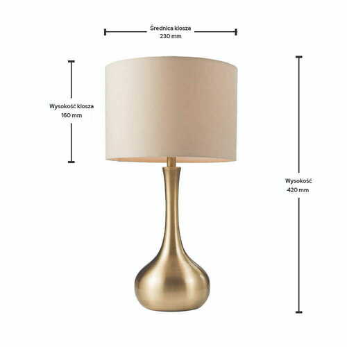 Check Piccadilly standing lamp 61191 Endon