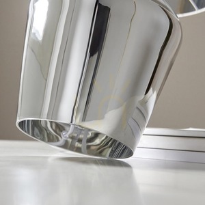 Endon Waldorf 61198 table lamp – chrome, ivory shade, 47 cm small 8