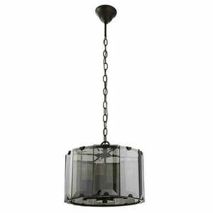 Endon Clooney 4 Light Smoky Glass Pendant Light 61281 small 7