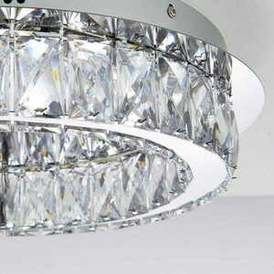 Endon Swayze Chrome LED Ceiling Light 40cm small 1