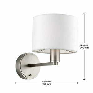 Daley wall lamp 61608 Endon small 1