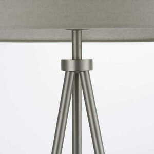 Endon Tri Grey Fabric Floor Lamp 66987 small 3