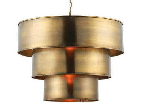 Check Endon Morad Brass Pendant Light 69783
