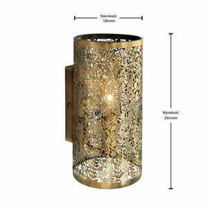 Endon Secret Garden Brass Wall Light 70105 small 1