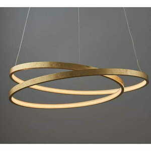 Endon Scribble Gold LED Pendant Light 55cm 72479 small 2