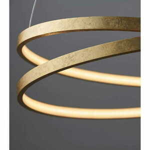 Endon Scribble Gold LED Pendant Light 55cm 72479 small 3