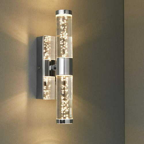 Check Endon Essence Chrome LED Wall Light 72612 IP44