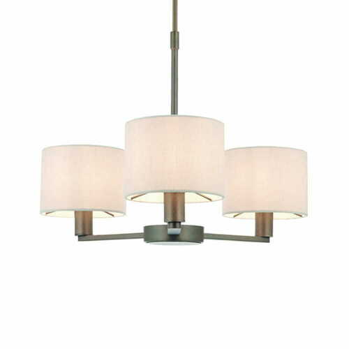 Check Endon Daley 73016 3-light E14 pendant in dark antique bronze