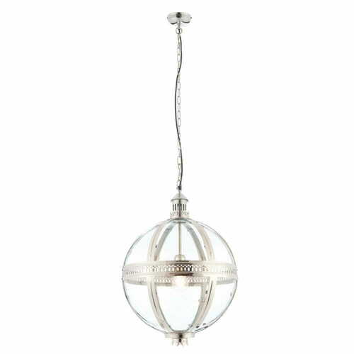 Check Endon Vienna Brass Glass Pendant Light 41cm 73108