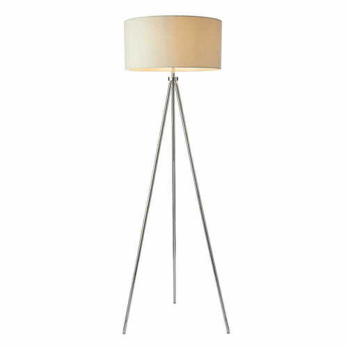 Check Endon Tri Beige Silver Modern Floor Lamp 152.5cm E27 SKU 73145