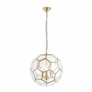 Endon Brass Glass 3-Light Pendant Lamp 47cm</final small 2