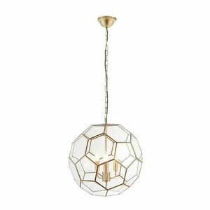 Endon Brass Glass 3-Light Pendant Lamp 47cm</final small 4