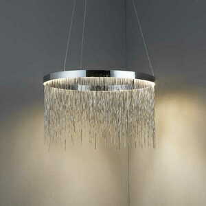 Endon Zelma Chrome LED Pendant Light 73768 small 1