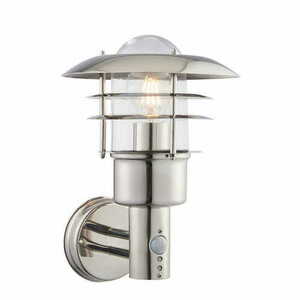 Outdoor Wall Lamp Endon Dexter 74702 Silver Stainless Steel IP44 E27 small 0