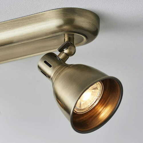 Check Endon Westbury Brass 4-Light LED Ceiling Light 76280