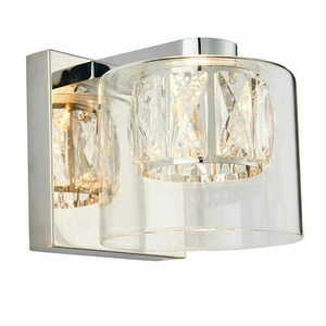 Endon Verina Chrome Glass Indoor Wall Light 76521 small 0