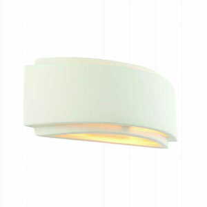 Endon Gianna Brick White Steel E14 Dimmable Wall Lamp 76570 small 2