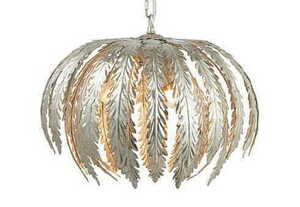 Endon Delphine Silver 3-Light Pendant Lamp 76678 small 0