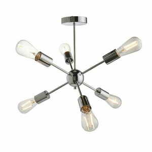 Ceiling Light Endon Rubens Chrome 6-Light E27 41cm 79469 small 4